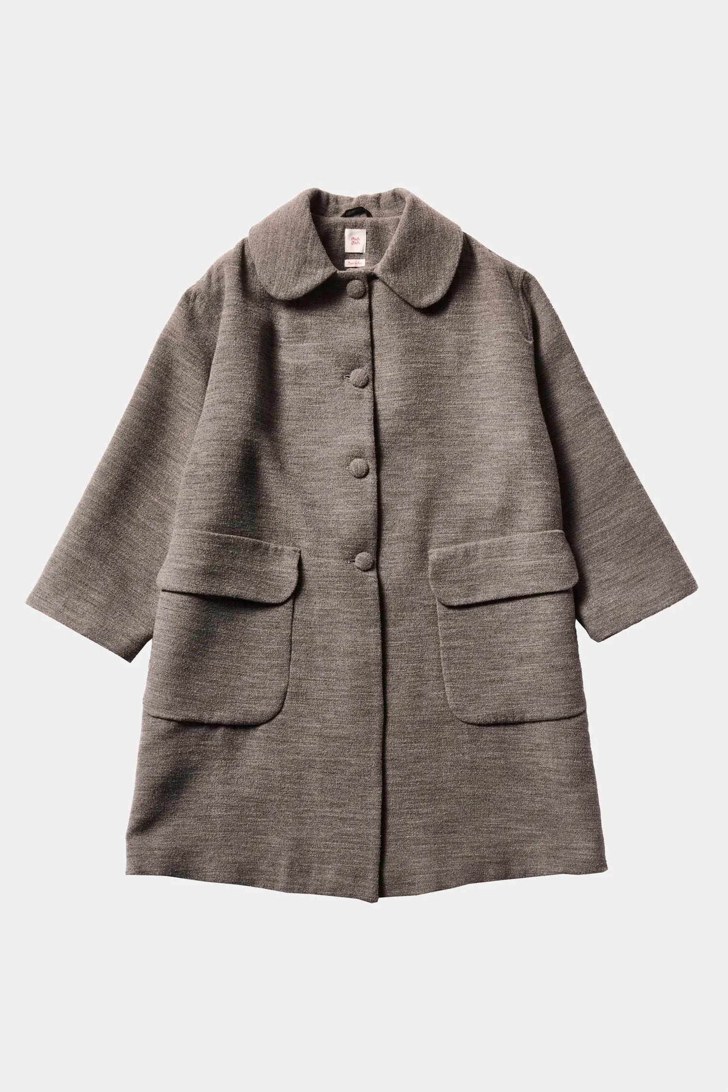 Astrid Long Coat, Grey