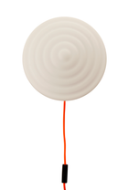 Whipped væglampe orange detalje