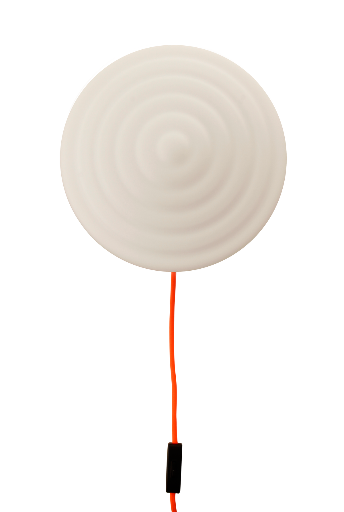Whipped væglampe orange detalje