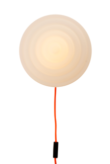 LEO Objects WWL Whipped væglampe Luminous Orange