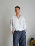 Maddie bluse hvid styling