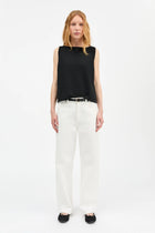 Maddy Straight Jeans, Off White