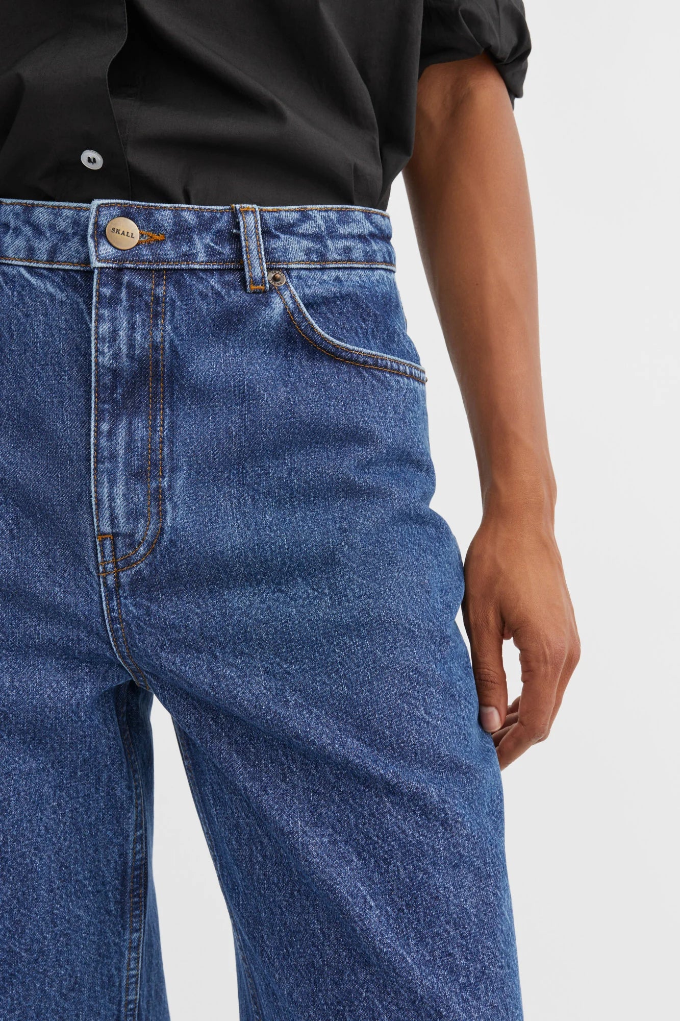 Maddy straight jeans, Mid Blue