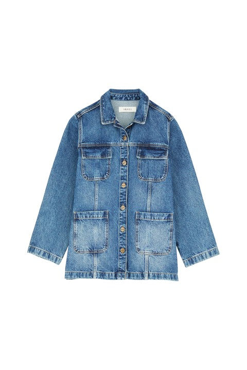 Margaux shirt, Slouchy blue