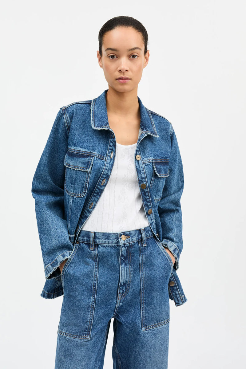 Margaux shirt, Slouchy blue