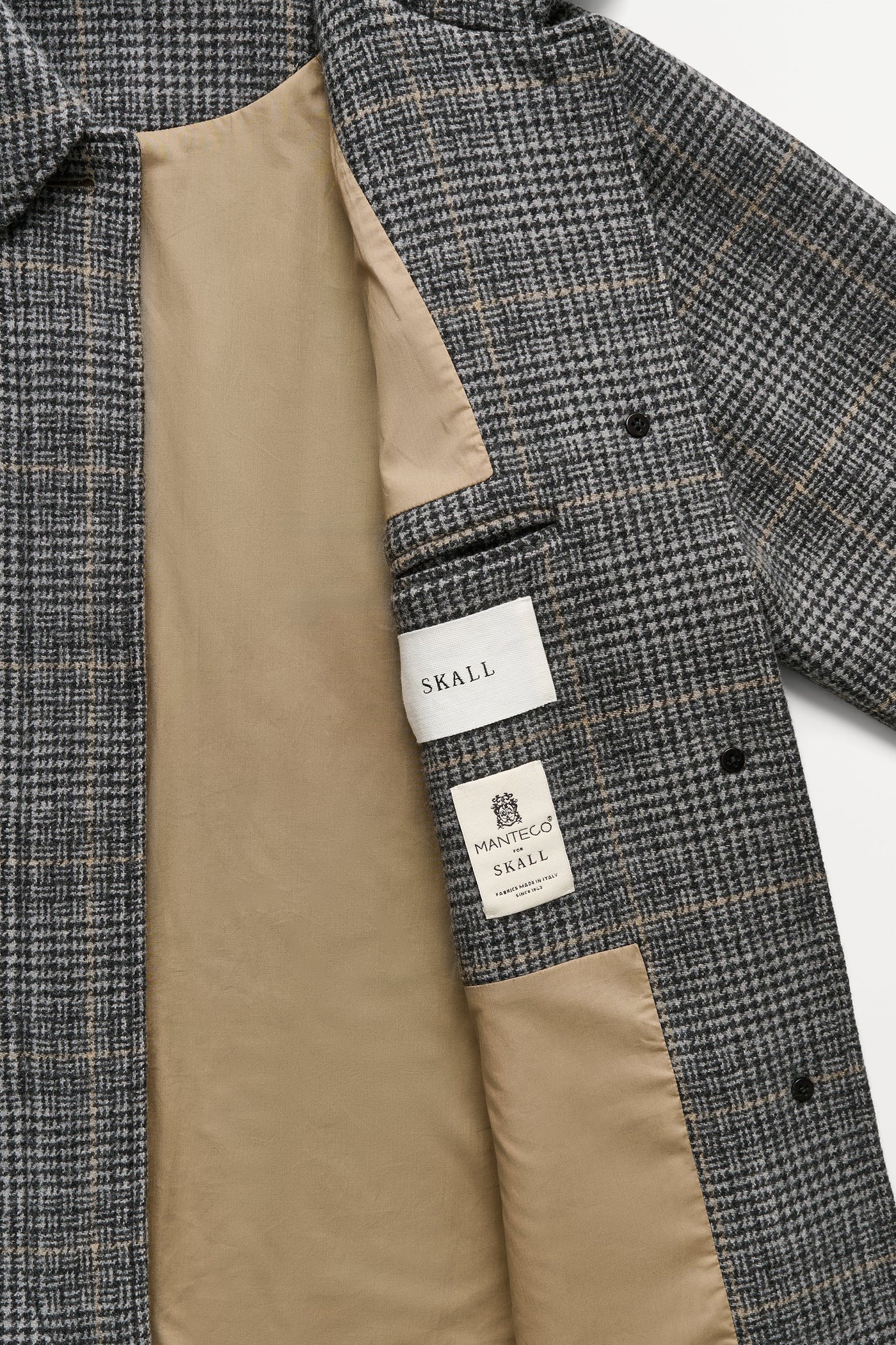 Mary Coat, Grey check