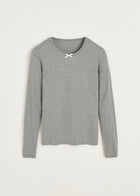 Messhu Long Sleeve Melange 3254, Grey Melange