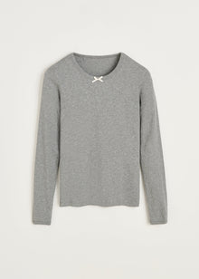 Messhu Long Sleeve Melange 3254, Grey Melange