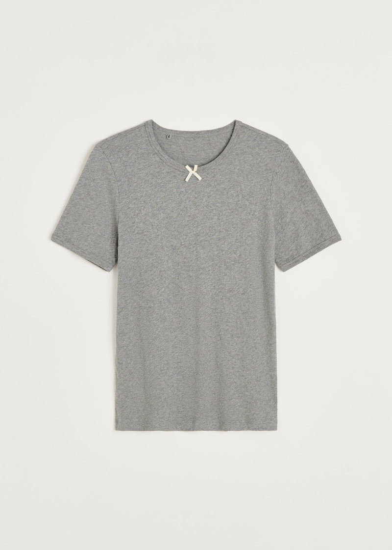 Messhu Tee Melange 3253, Grey Melange