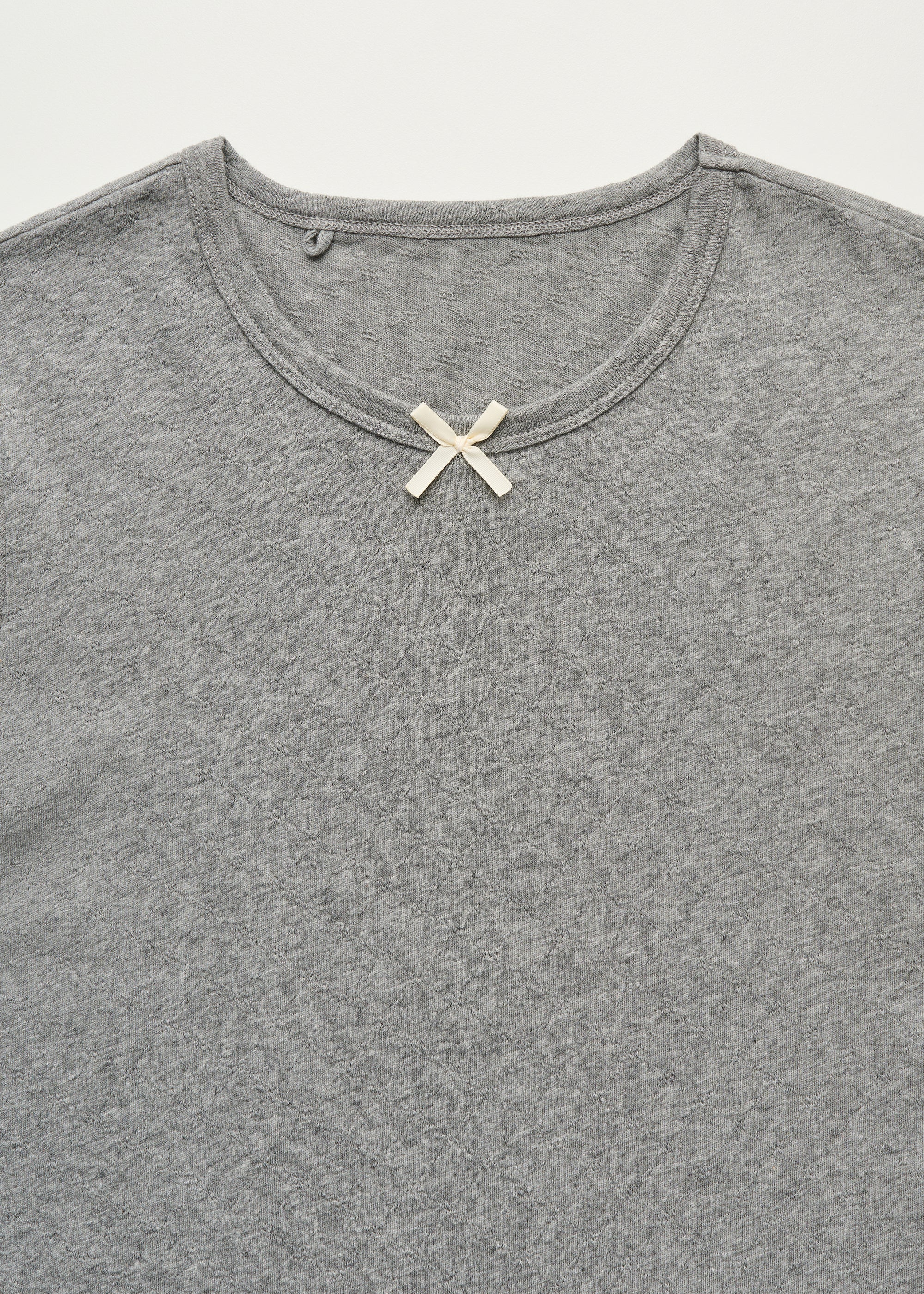 Messhu Tee Melange 3253, Grey Melange