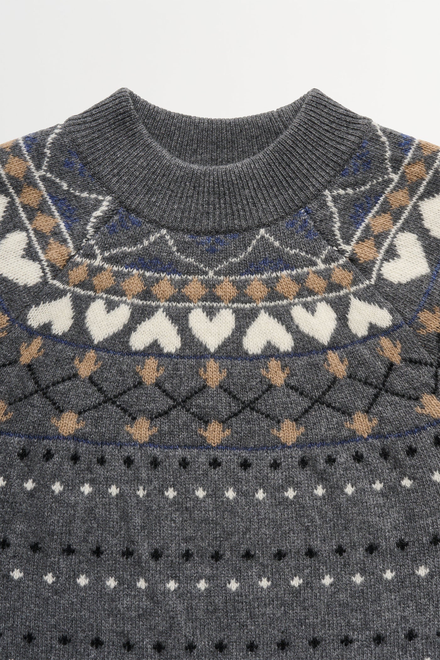 Misty Jumper, Grey jacquard