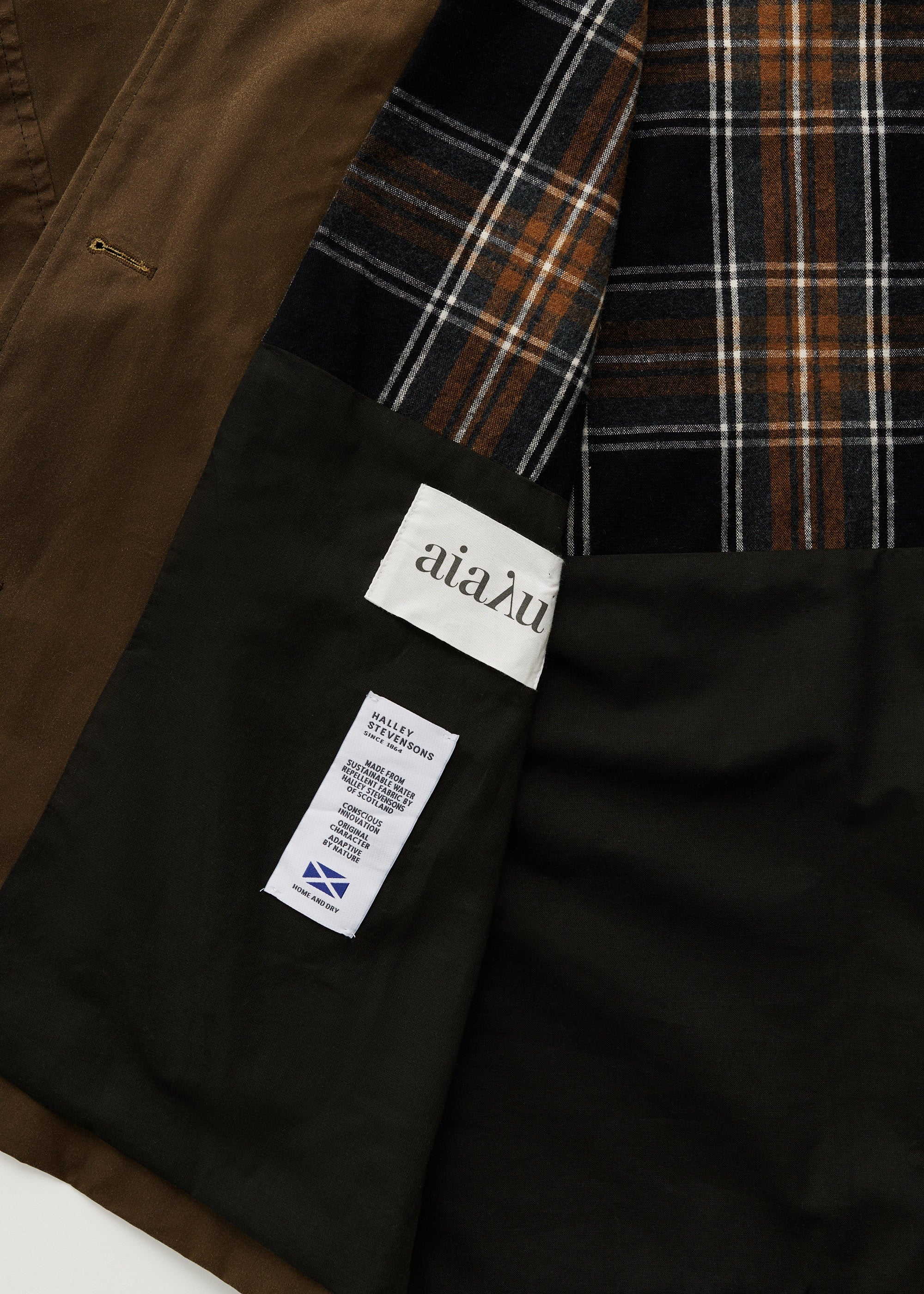 Moa Jacket Oilskin, Bark
