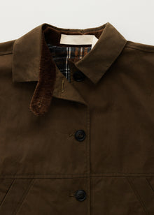 Moa Jacket Oilskin, Bark