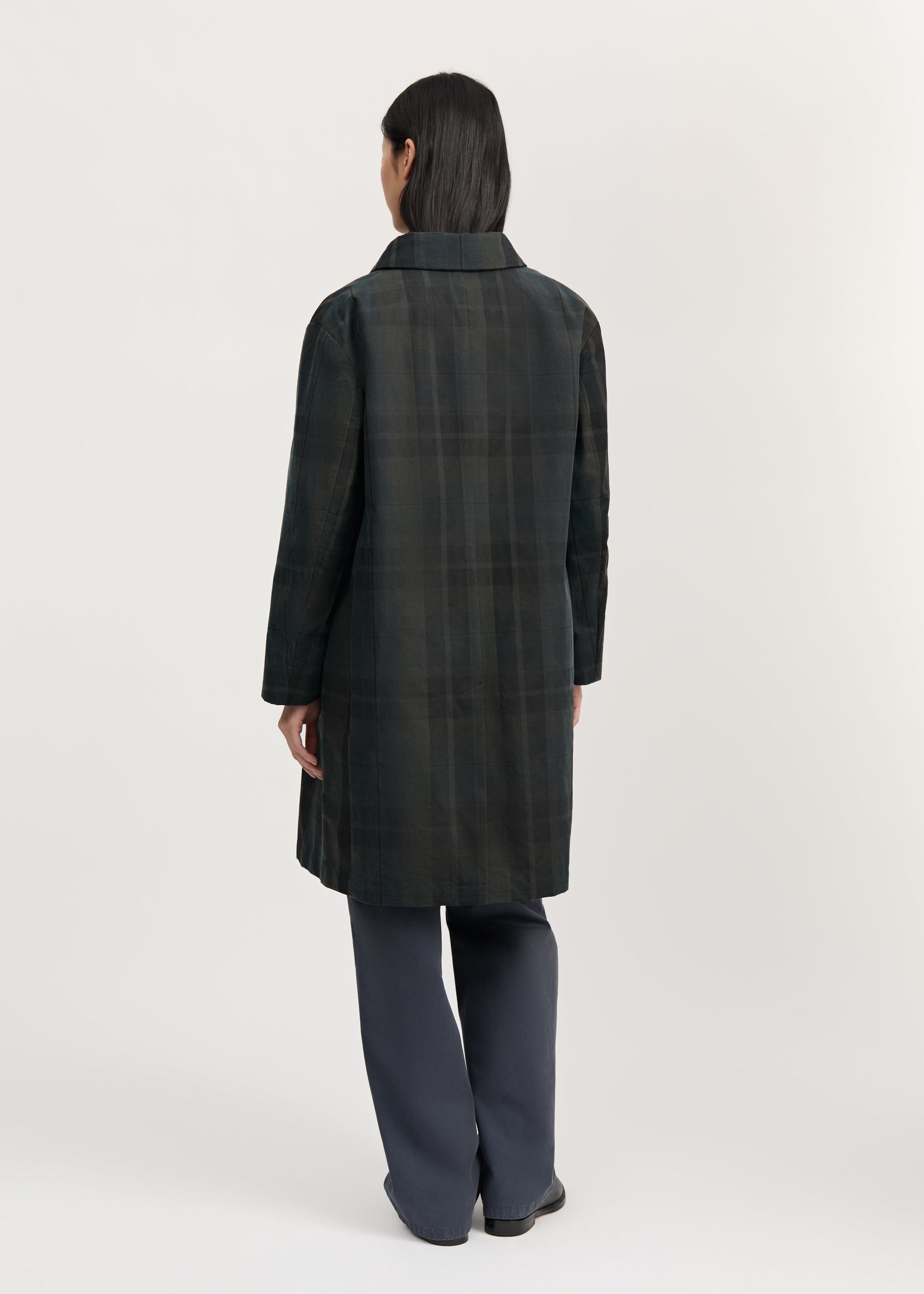 Noor Coat Check Foxleigh