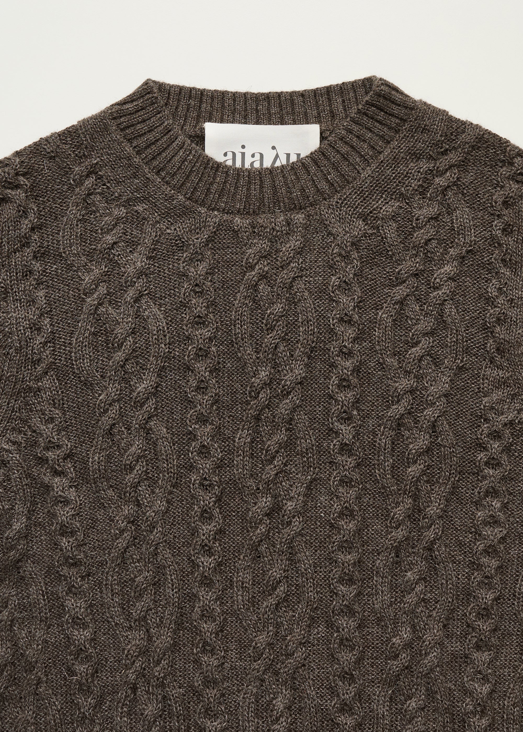 Orenda sweater lamauld Pure Smokey Brown