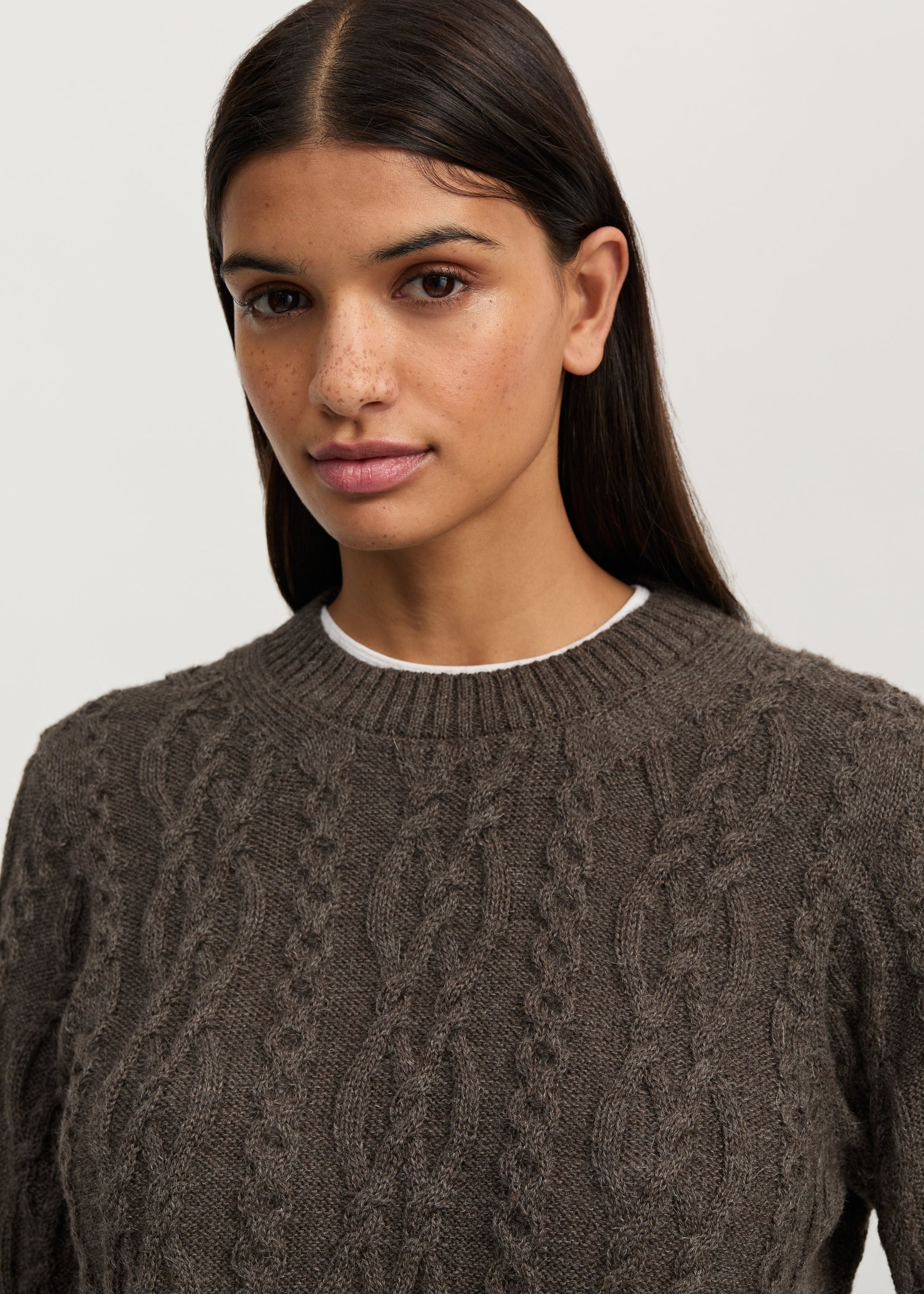 Orenda sweater lamauld Pure Smokey Brown