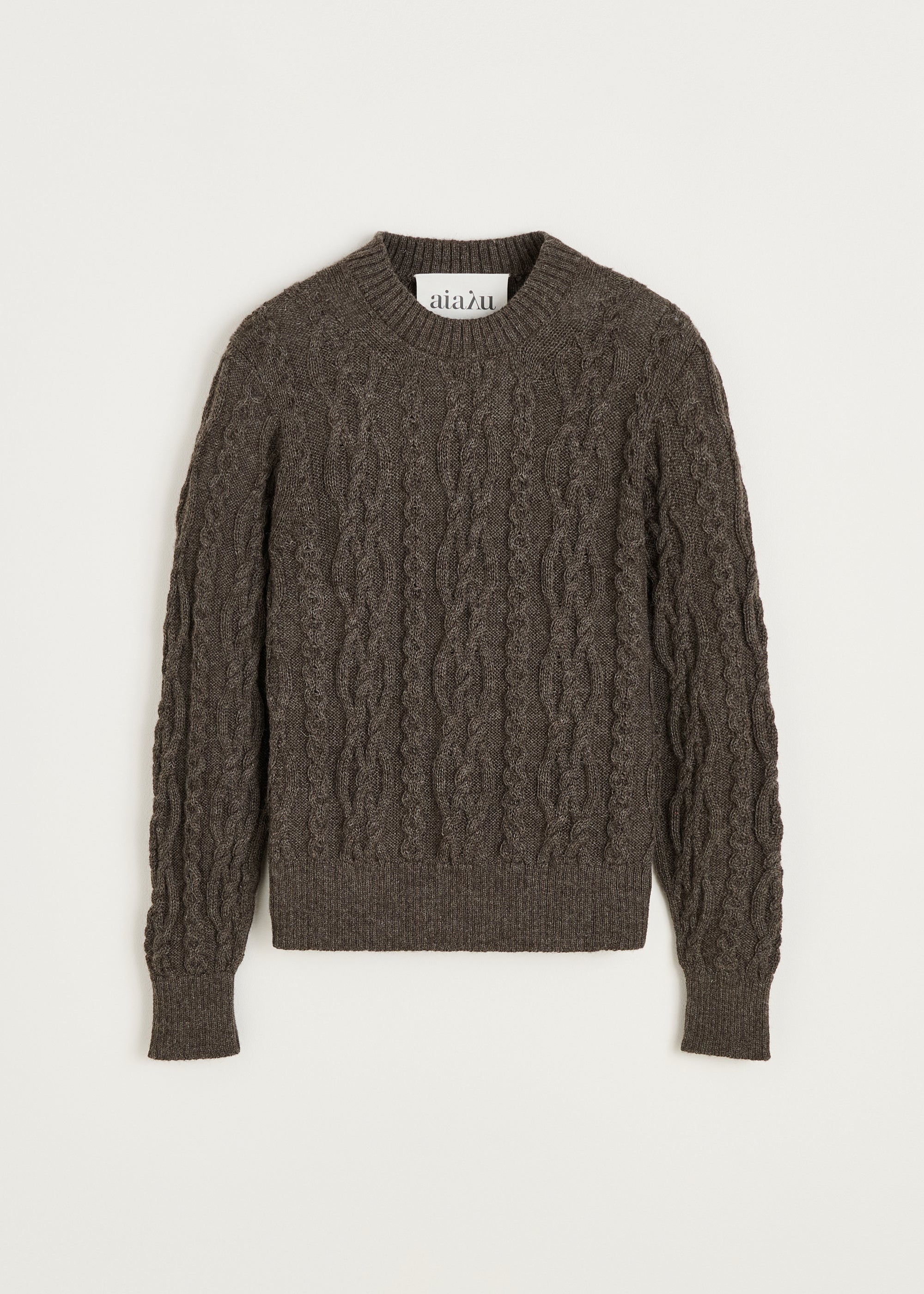 Orenda sweater lamauld Pure Smokey Brown