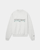 Oversized Crewneck All Field Apparel, Cloudy Grey