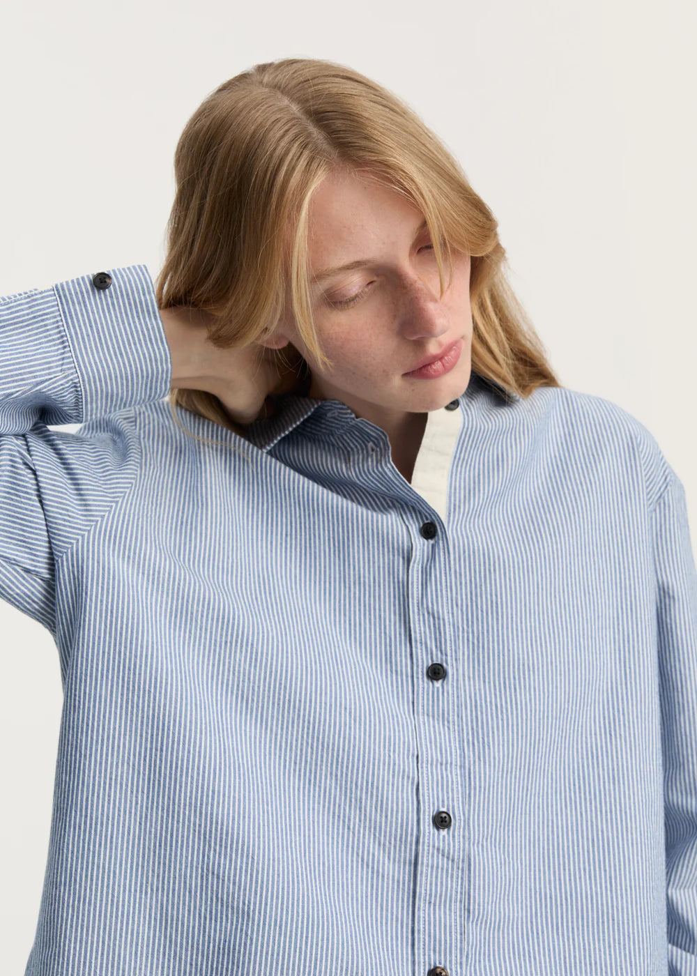 Paulina shirt striped, Mix Blue Boy