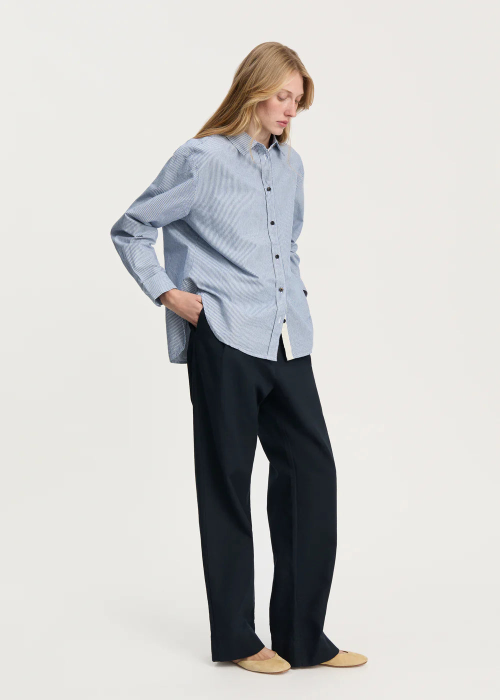 Paulina shirt striped, Mix Blue Boy