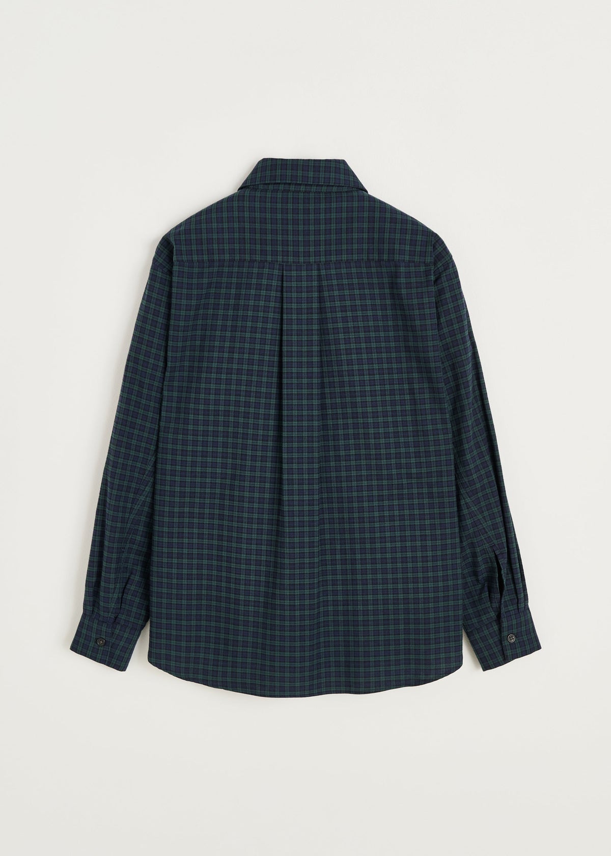 Penny Shirt Check i Evergreen – detalje