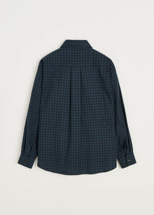 Penny Shirt Check i Evergreen – detalje
