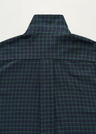 Penny Shirt Check i Evergreen – manchet