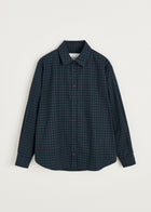 Penny Shirt Check i Evergreen – produktbillede