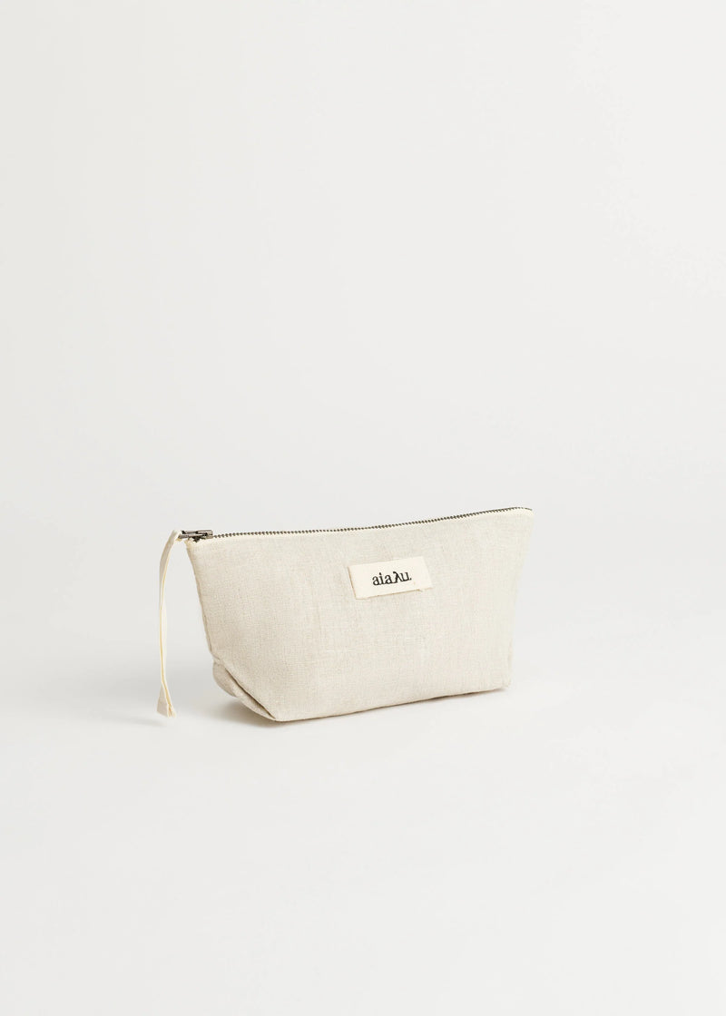 Pouch Linen Mini, Pure Nature