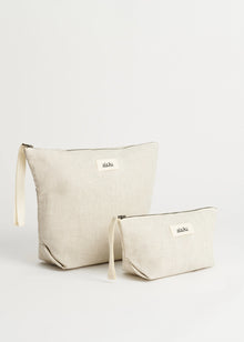 Pouch Linen Mini, Pure Nature
