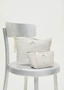 Pouch Linen Mini, Pure Nature