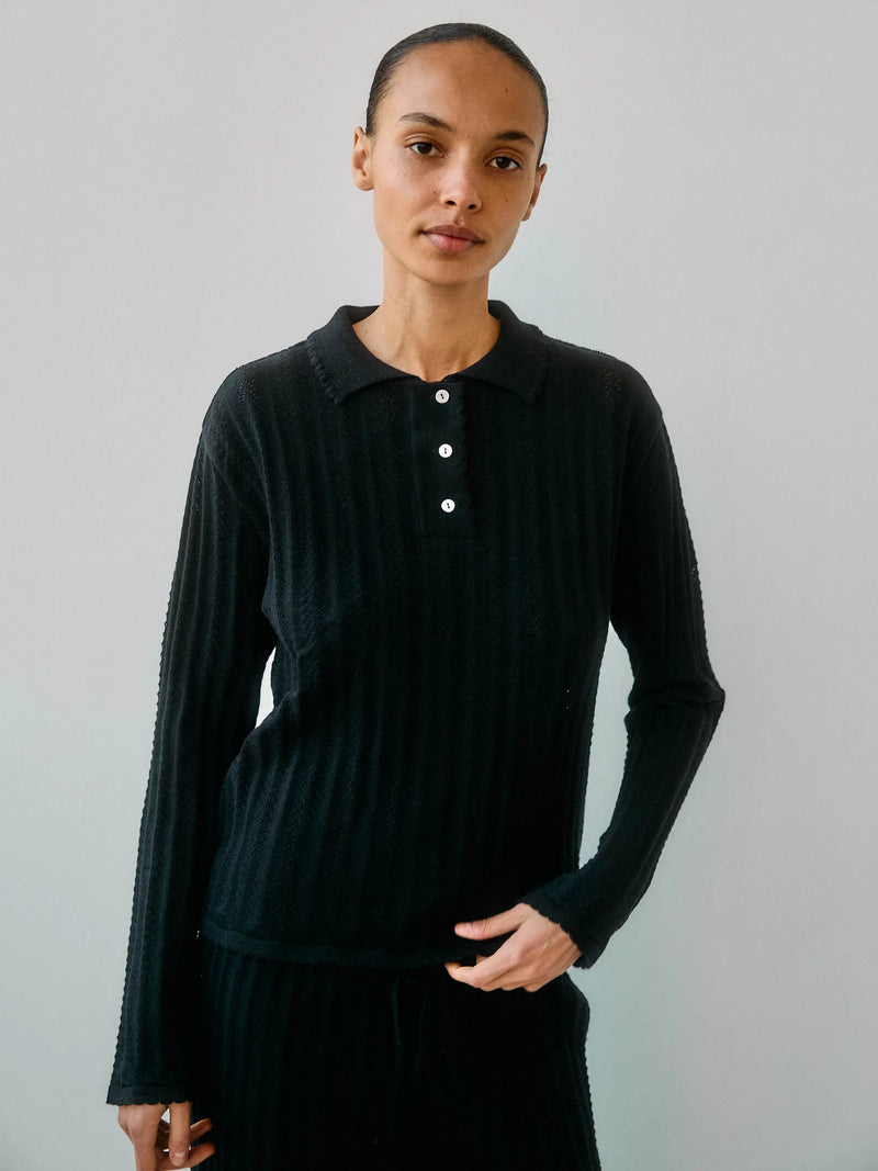 Georg LS Polo, Black