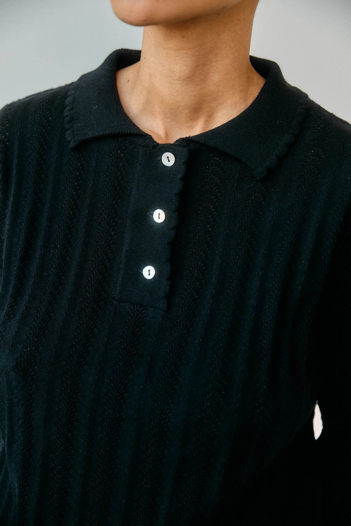 Georg LS Polo, Black