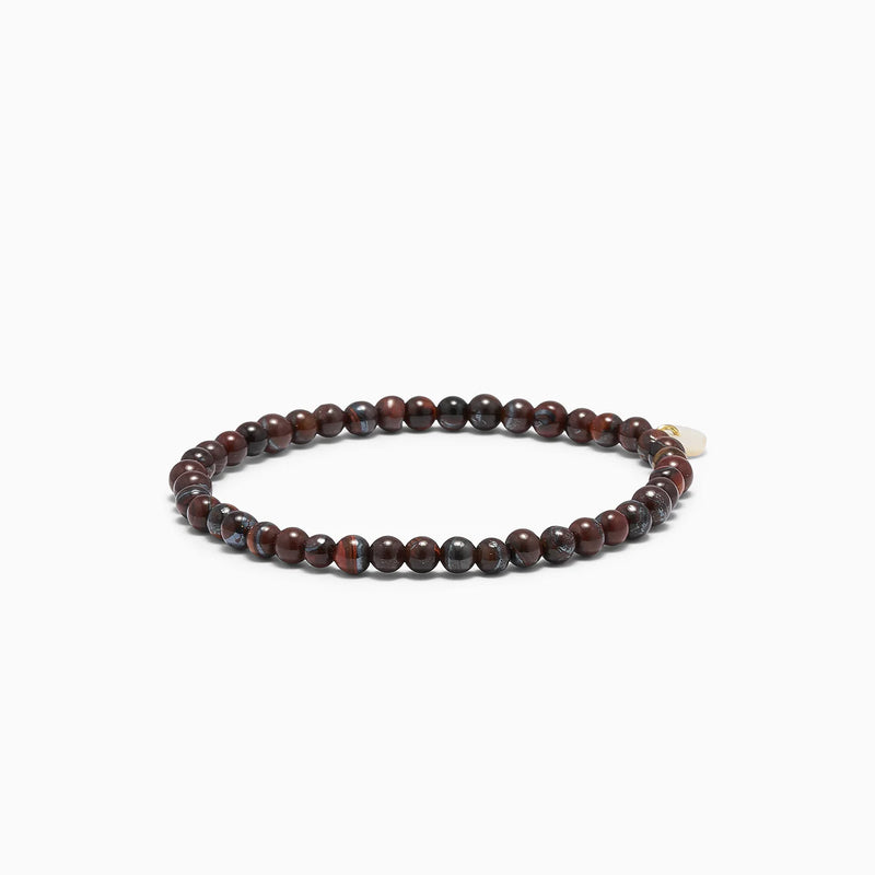 Red Tiger Eye armbånd, 4mm