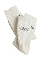2-pak Rethinkit Crew Sokker, Off White