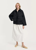 Ritu Jacket Twill, Black Navy