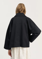 Ritu Jacket Twill, Black Navy