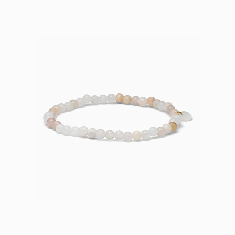 Rosa Jade armbånd, 4mm
