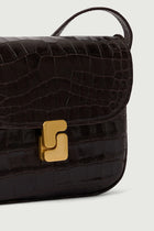 Bellisima Mini Bag, Marron Foncé Croc (Brun Croc)