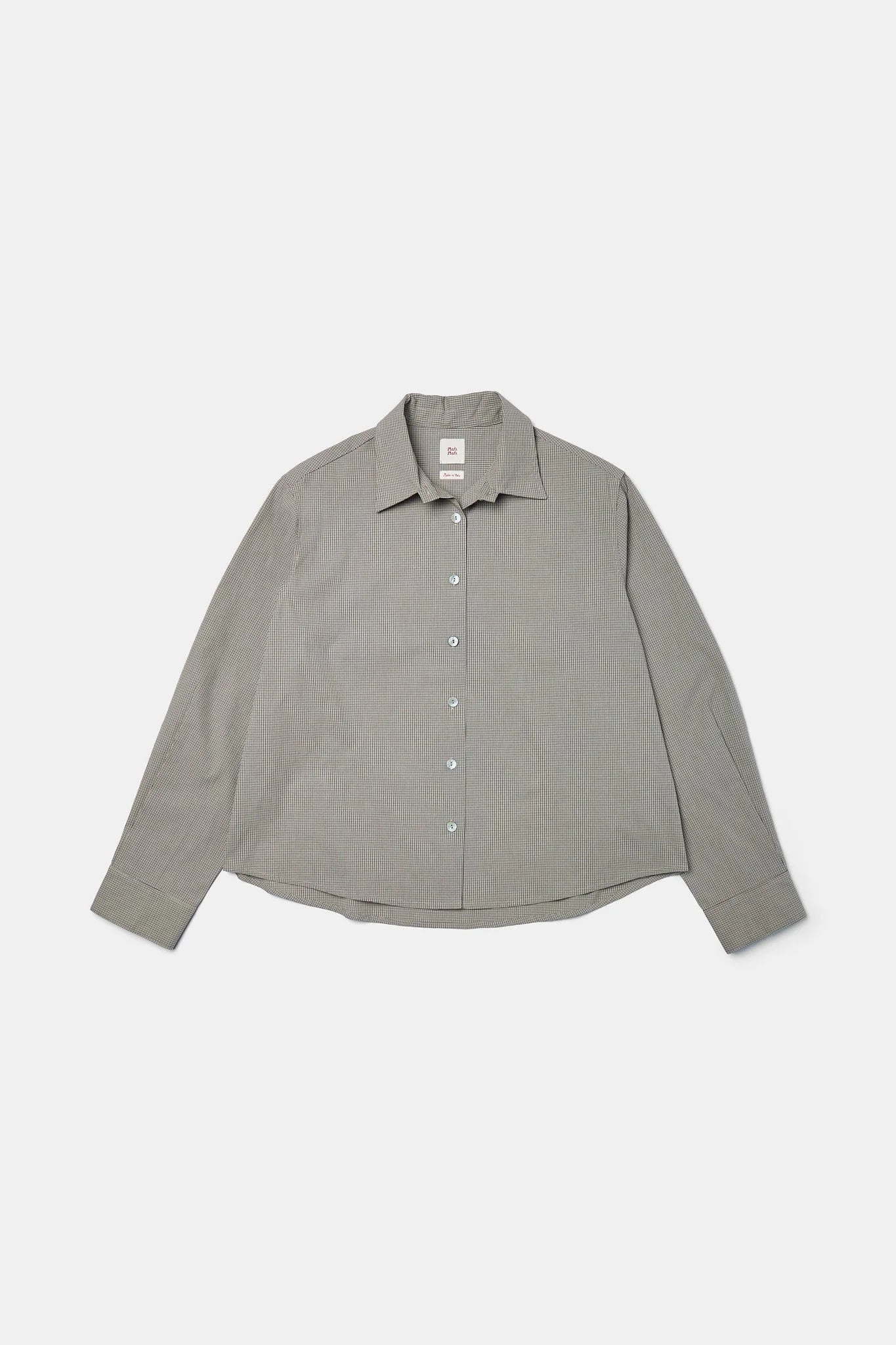 Signe Shirt, Blue mini Check