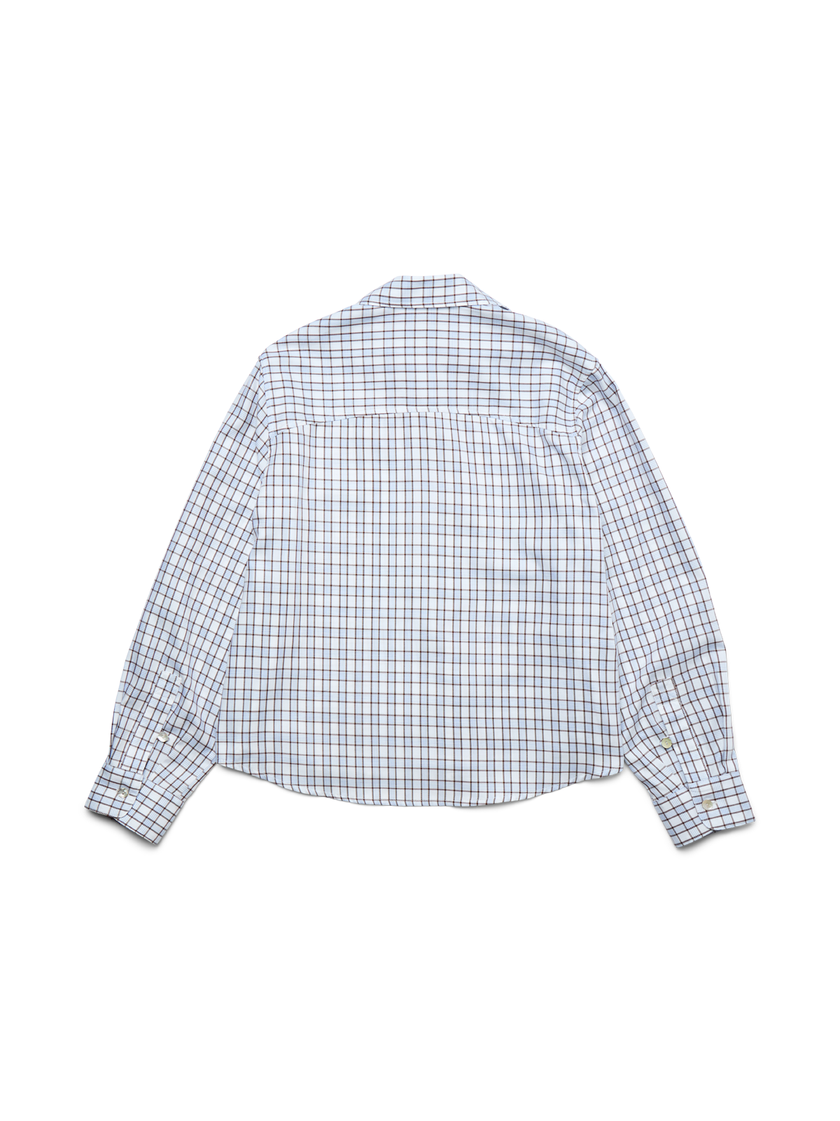 Signe Shirt, White/Brown Check