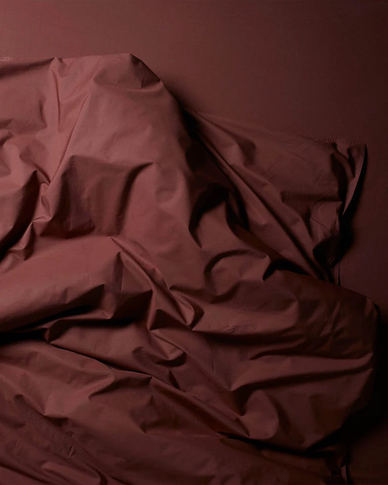 Dynebetræk 140 x 200 cm, Brique Red