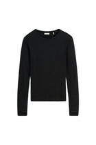 Seventies O-neck Blouse, Black
