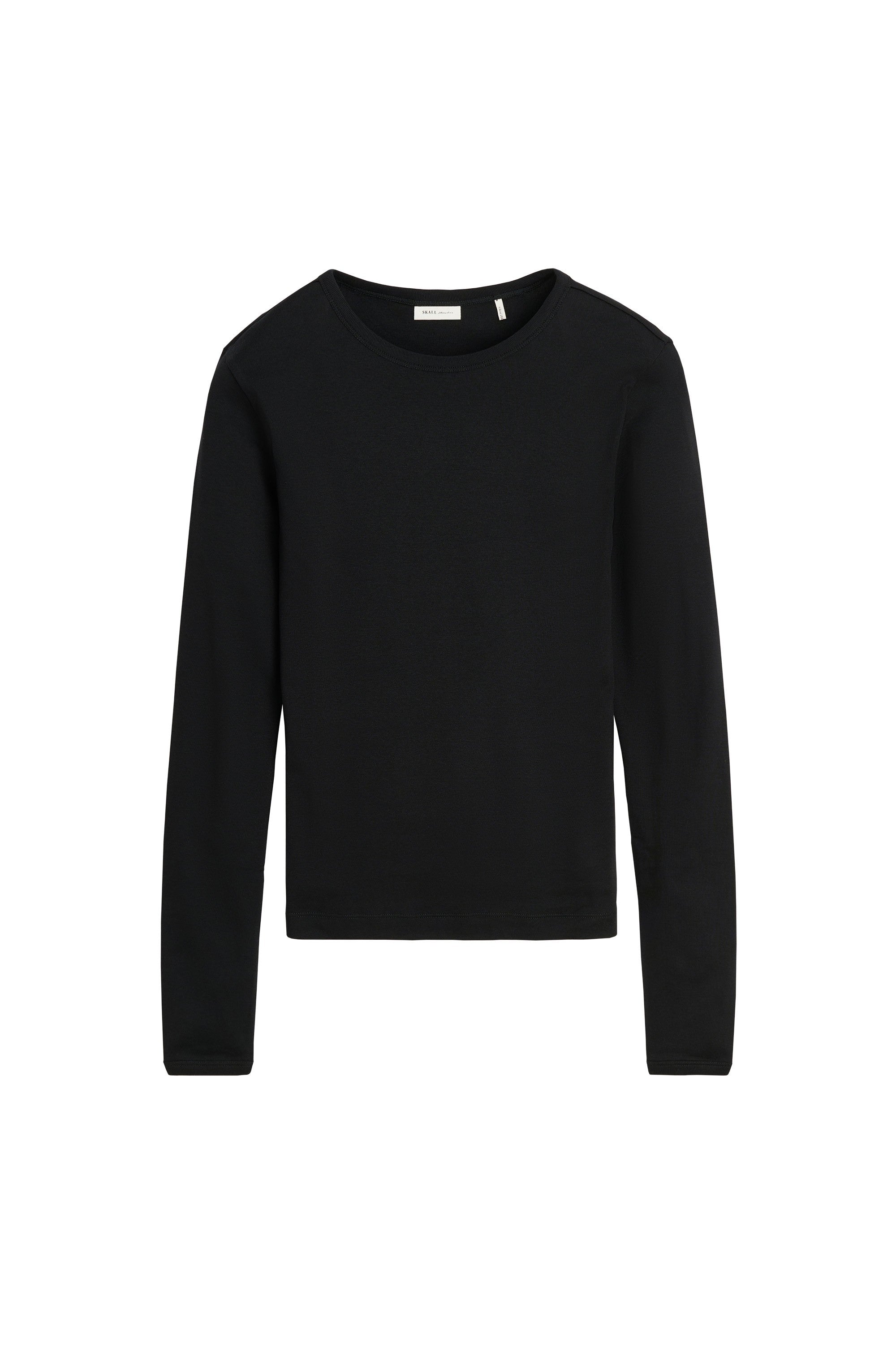 Seventies O-neck Blouse, Black