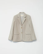 Linen Straight Blazer, Nature