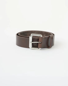 Wide Belt, Dark Brown