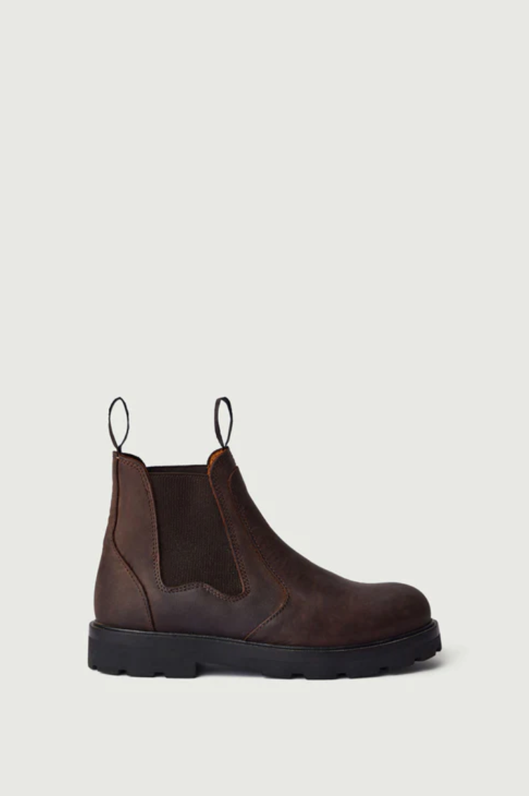 Fog Ankle Boots, Dark Brown