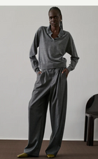 Fleming Pullover, Heather Grey
