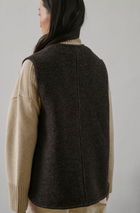 Chicago Vest, mottled brown