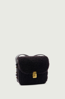 Bellisima Mini Bag, Dark Brown (sherling)